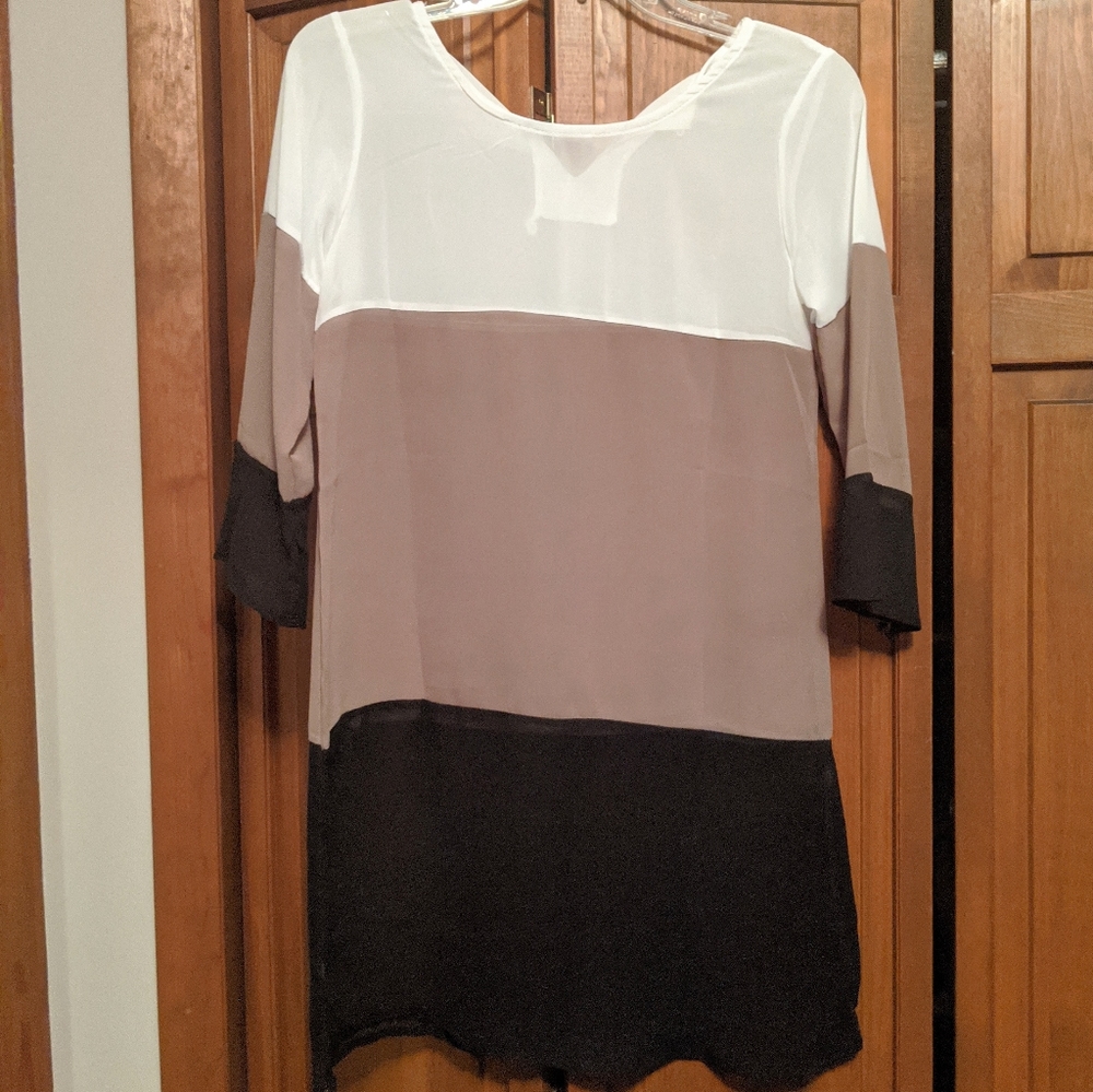 Block stripe Tunic